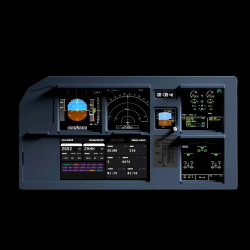 Hoowalt A32X/A19X Mini MIP ND PFD Central Instrument Panel – Flight Simulator Cockpit Display