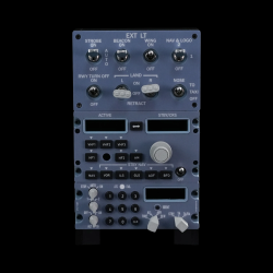Hoowalt D109 A32X All-in-One Home Cockpit Panel – RMP, Lighting & ATC