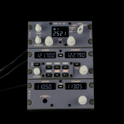 Hoowalt D203 B737 1:1 ATC + RTP Radio Transponder Panel – Flight Simulator Cockpit