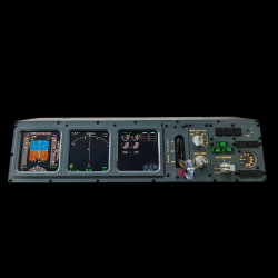 Hoowalt B737 Desktop MIP Simulator Panel – Display Version for Boeing 737 Home Cockpit