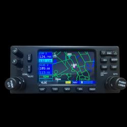 Hoowalt GNS 430-Style Avionics Panel – 4-Inch Display with Dual Encoders